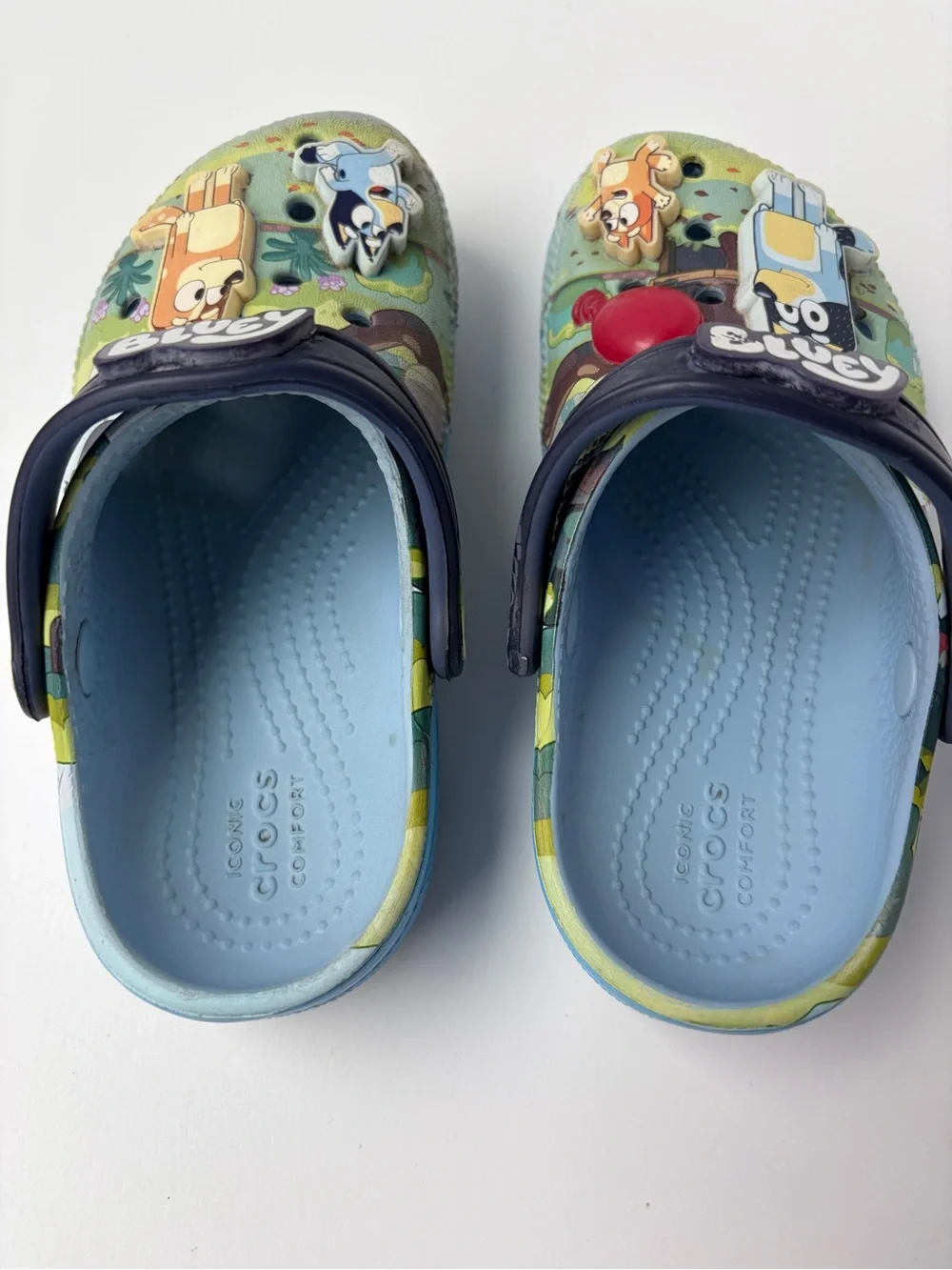 Crocs Bluey Classic Clogs Slip On Shoes Keepy Uppy Bingo Mum‎ Dad Toddler C10